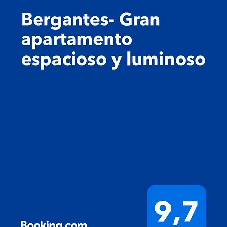 Bergantes- Gran Espacioso Y Luminoso Διαμέρισμα *